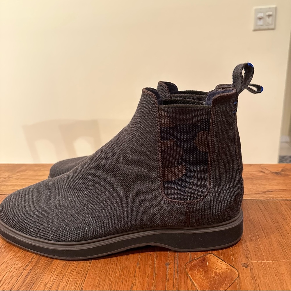 Rothy’s Men’s Dark Chocolate Merino Chelsea Boot